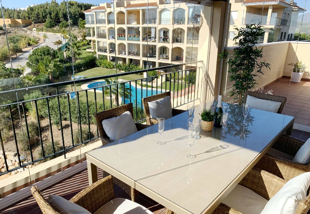 Apartamento en Mijas Costa - Atico con vistas preciosas del Mediterranean!