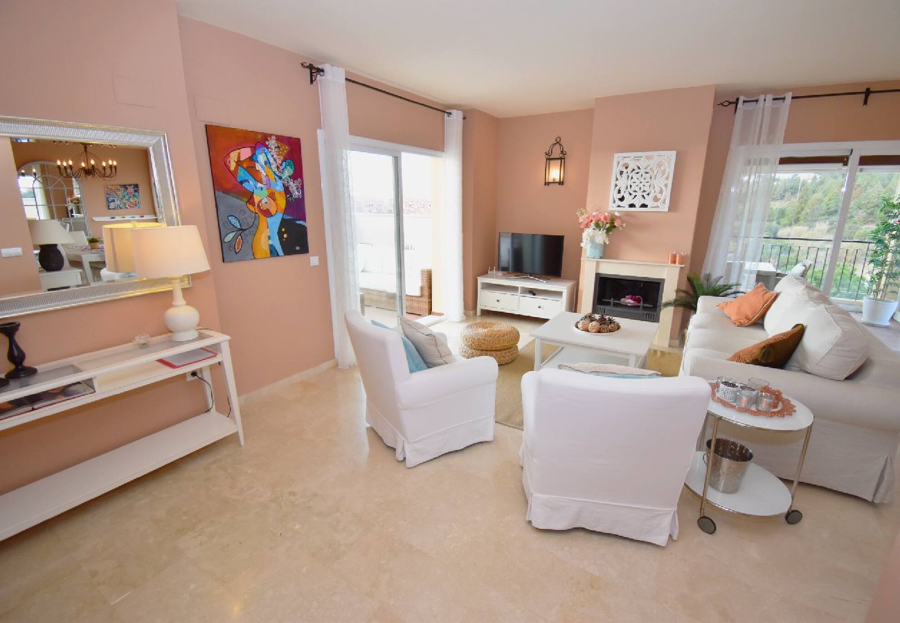 Apartamento en Mijas Costa - Atico con vistas preciosas del Mediterranean!