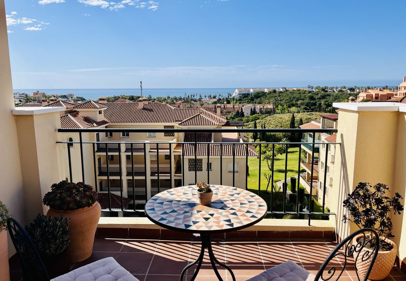 Apartamento en Mijas Costa - Atico con vistas preciosas del Mediterranean!