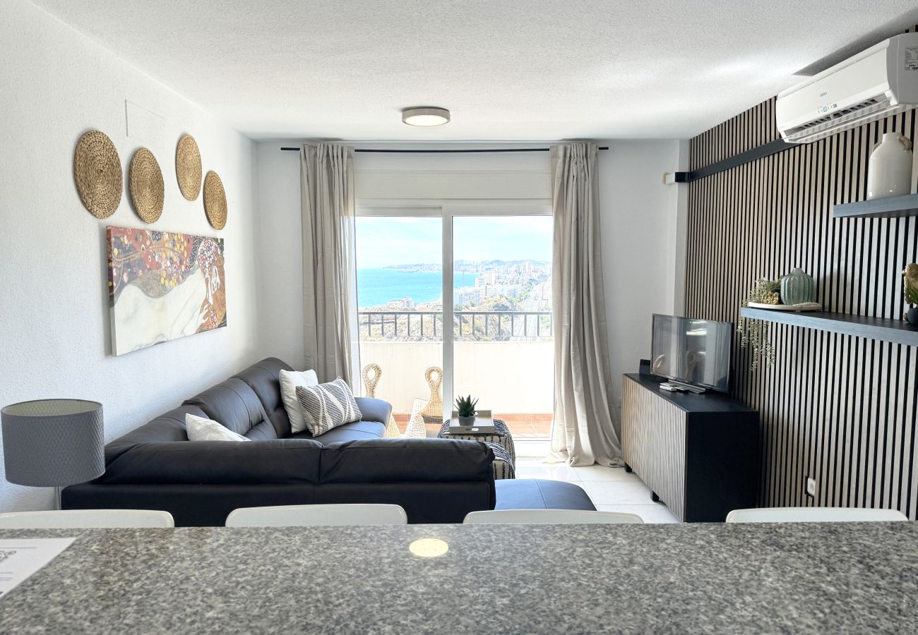 Apartamento en Benalmádena - Piso de 2 dormitorios con vistas bonitas de la terraza