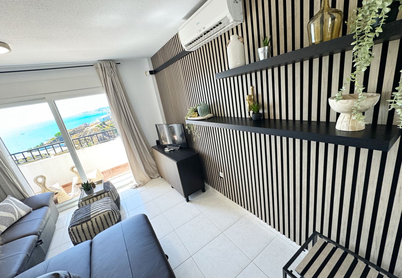 Apartamento en Benalmádena - Piso de 2 dormitorios con vistas bonitas de la terraza