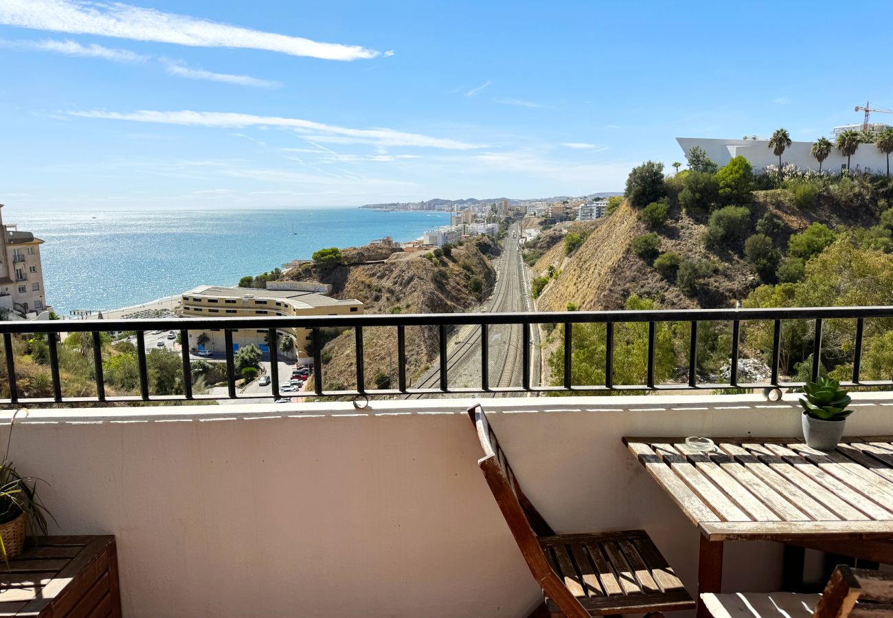 Apartamento en Benalmádena - Piso de 2 dormitorios con vistas bonitas de la terraza